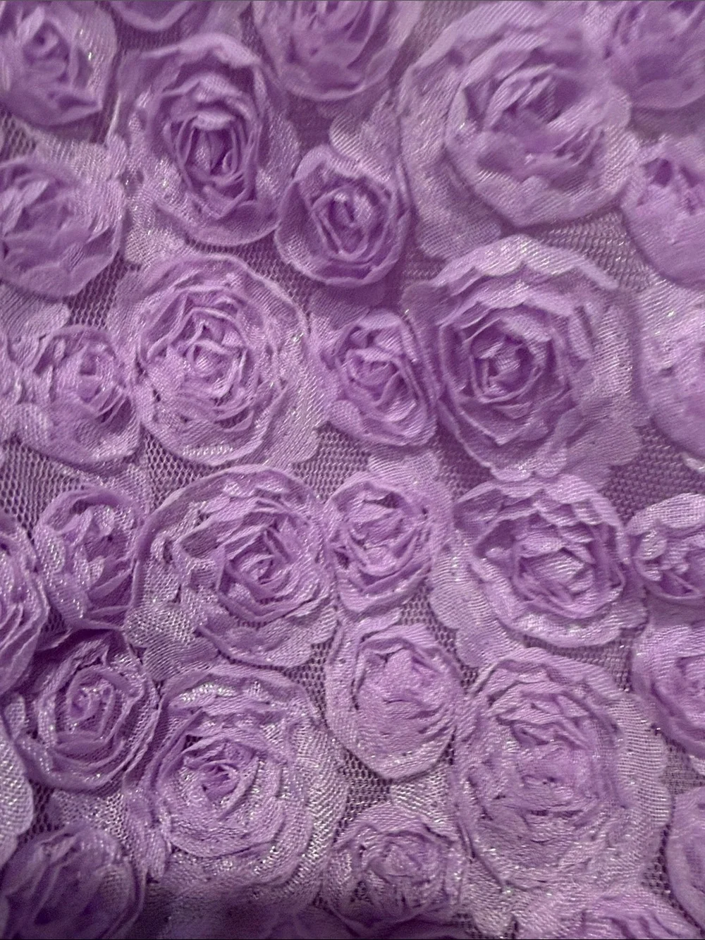Free People Lilac Rose Appliqué Peplum V-Neck Blouse